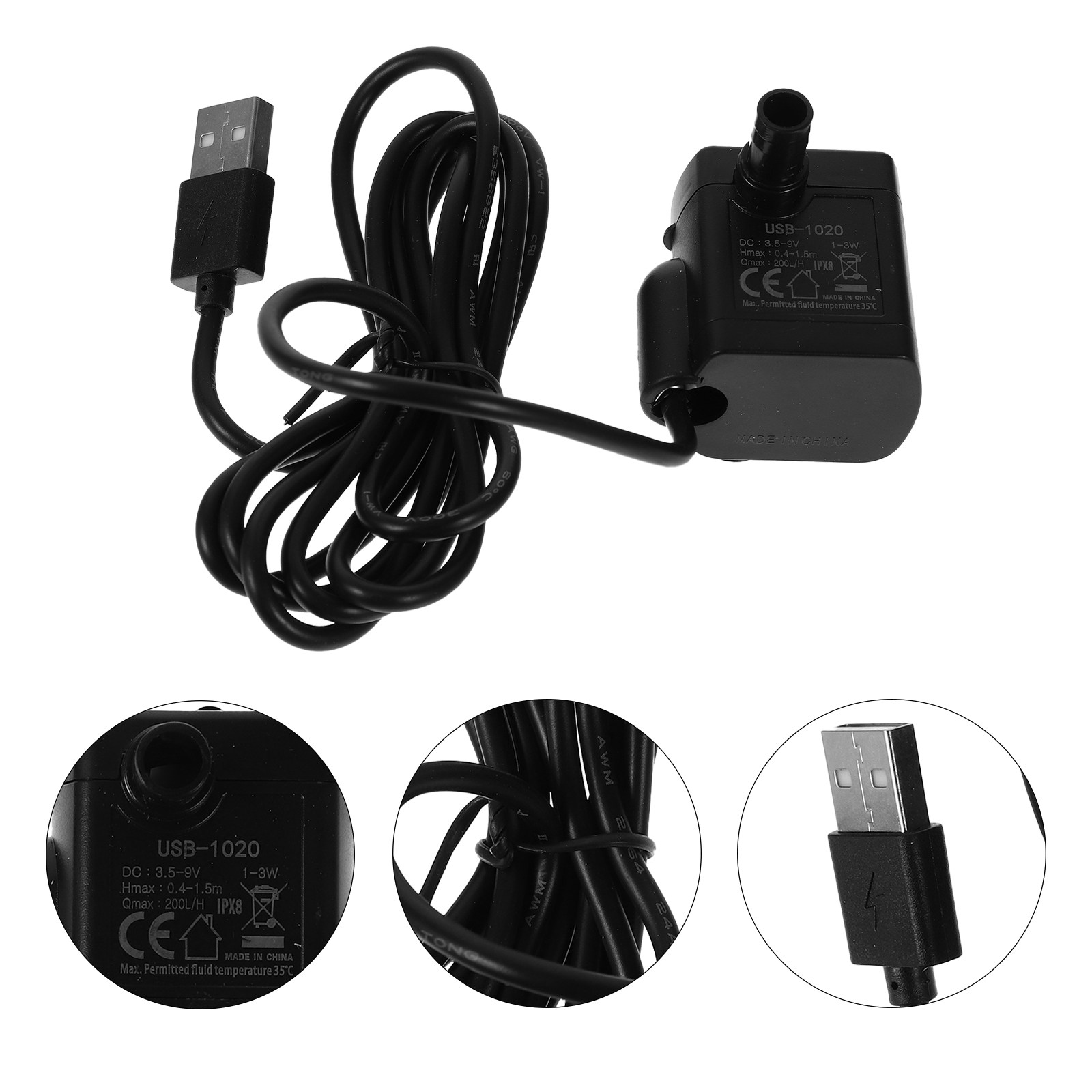 Aquarium Fish Rate - Mini Submersible Water Pump Low Noise