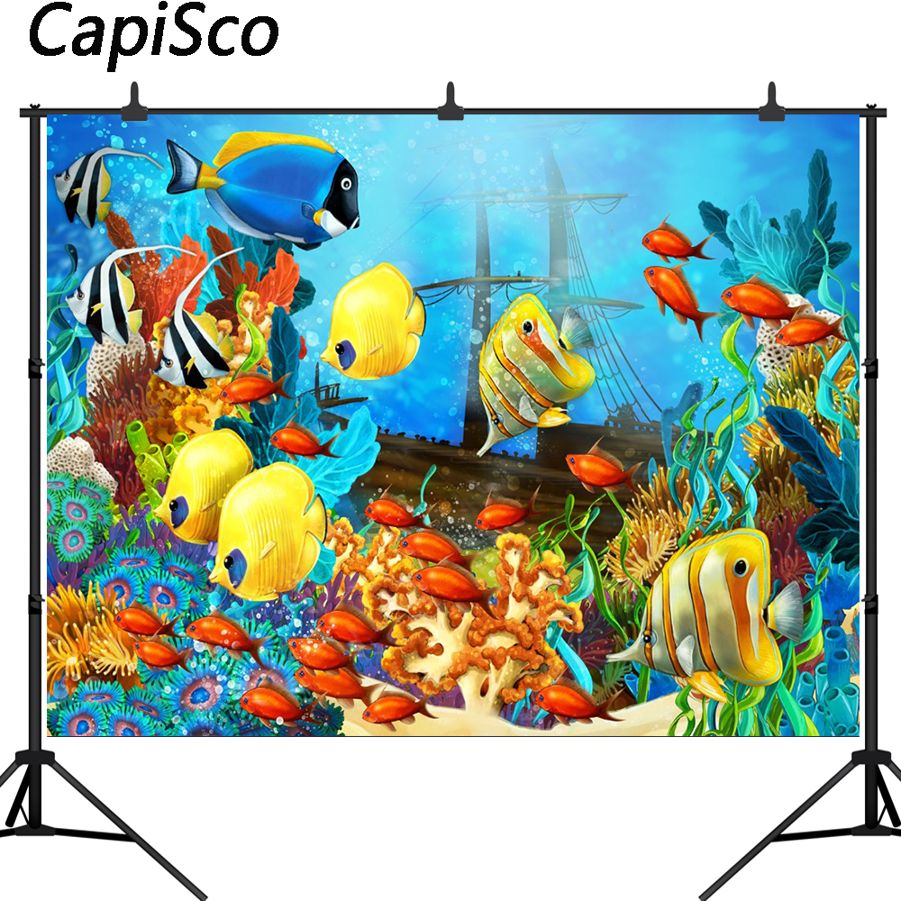 Aquarium Fish World - Capisco Underwater World Fish Coral Shipwreck