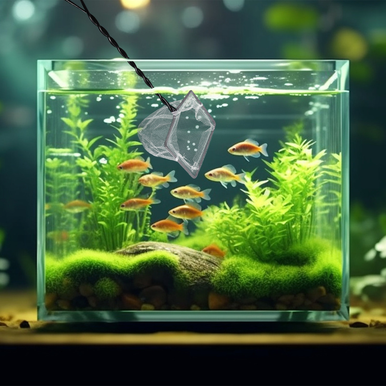 Aquarium Fish Net Small - Fishing Net Multi-Use Aquarium Handheld Small