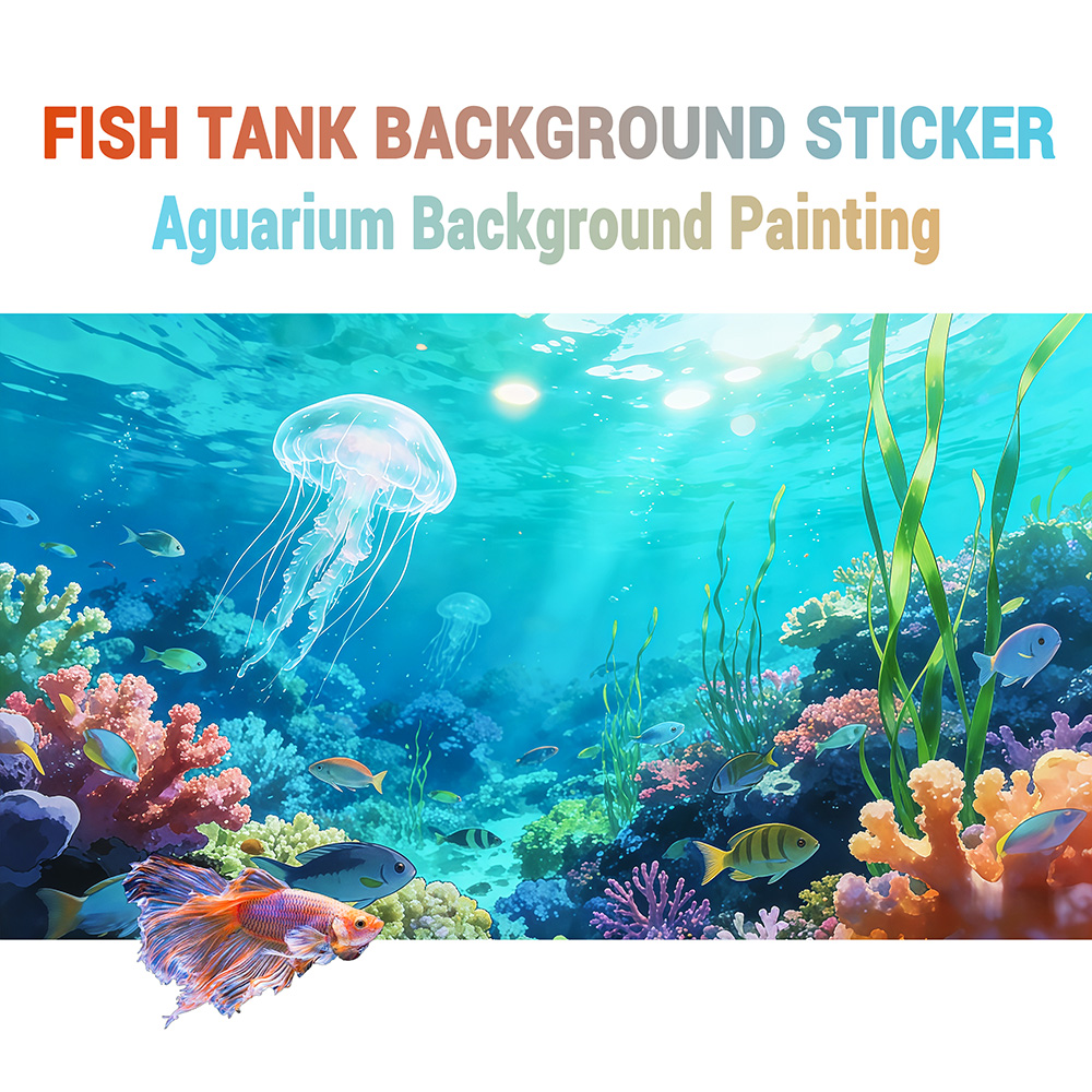 Aquarium Fish World - Anime Underwater World, Aquarium Stickers, Aquarium