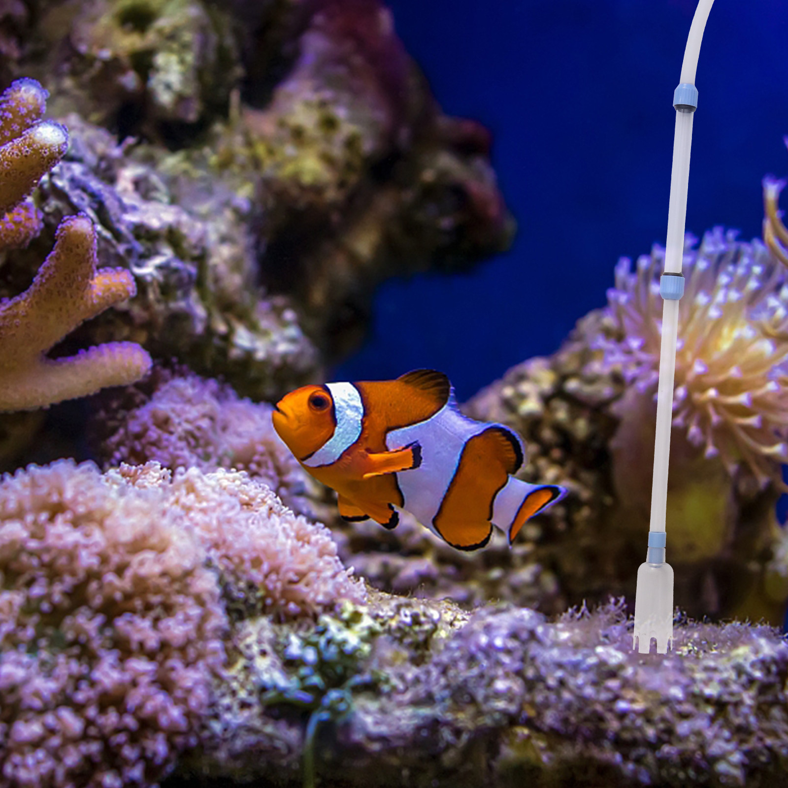Gravel Vacuum Cleaner - Fish Tank Cleaner Manual Vacuum Syphon