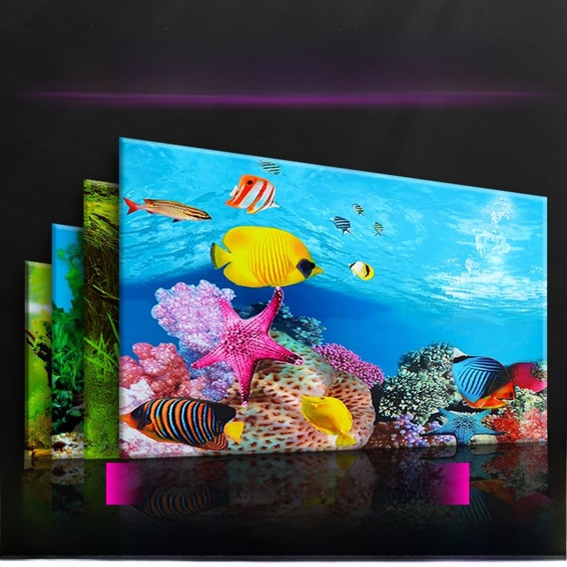 High Definition 3D Aquarium Ba - đánh giá và giá Aquarium Fish World