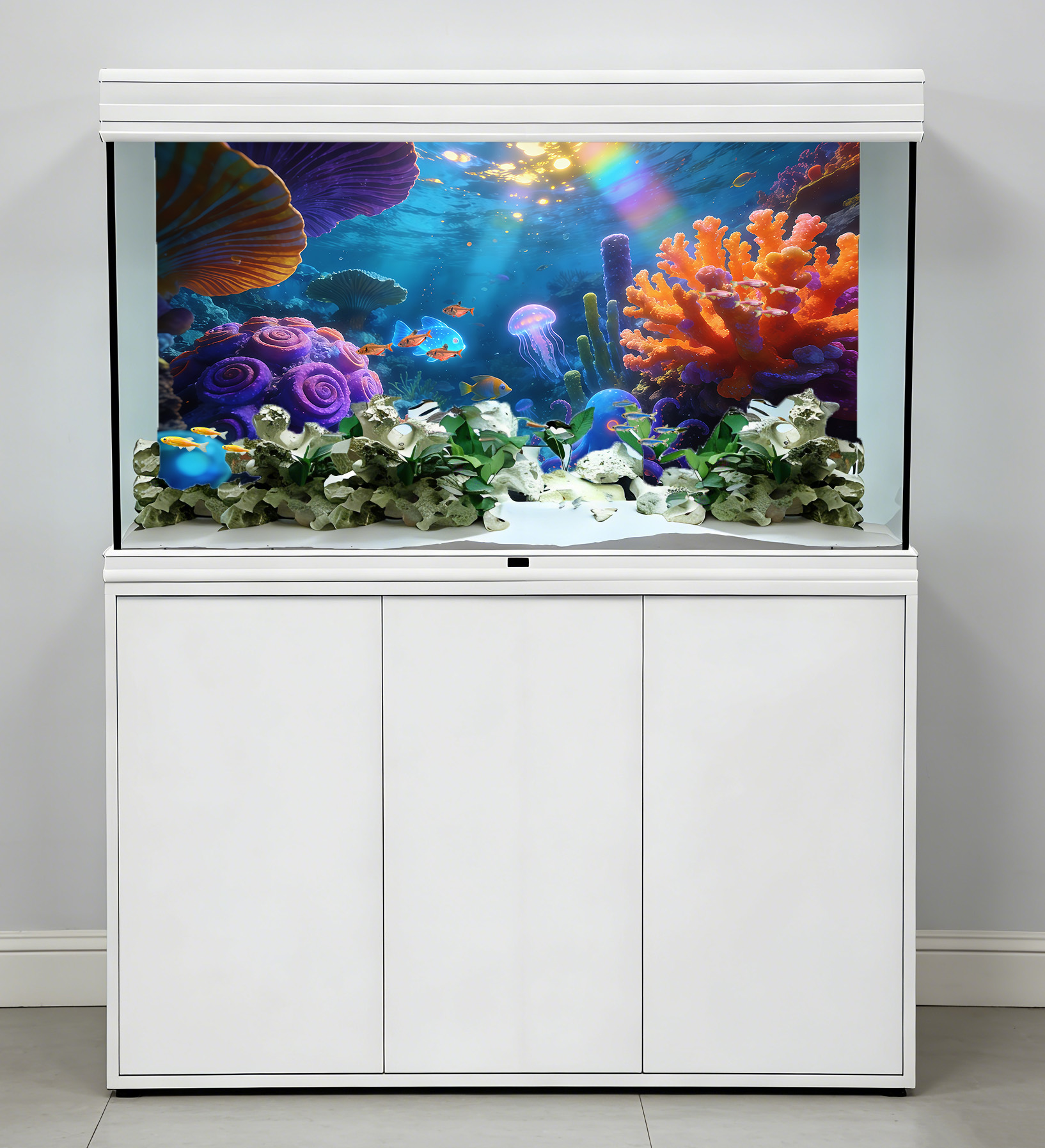 The underwater world under the - đánh giá và giá Aquarium Fish World