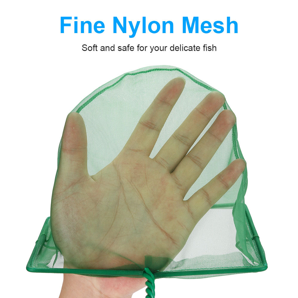 3-10inch Fish Net Long Handle  - đánh giá và giá Aquarium Fish Net Small