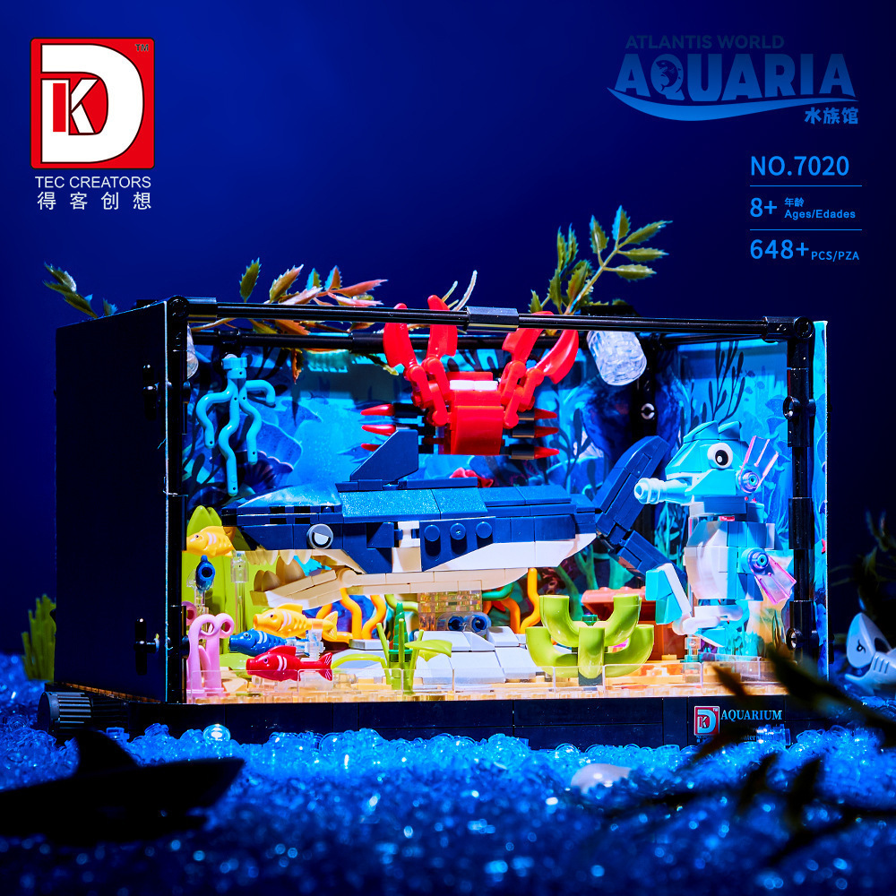 648PCS Shark Ecosystem Tank Bu - đánh giá và giá Aquarium Fish World