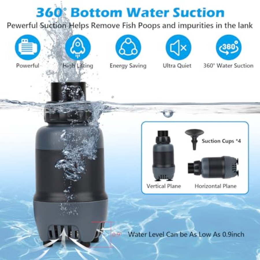 Aquarium water pump for fish t - đánh giá và giá Aquarium Fish Rate