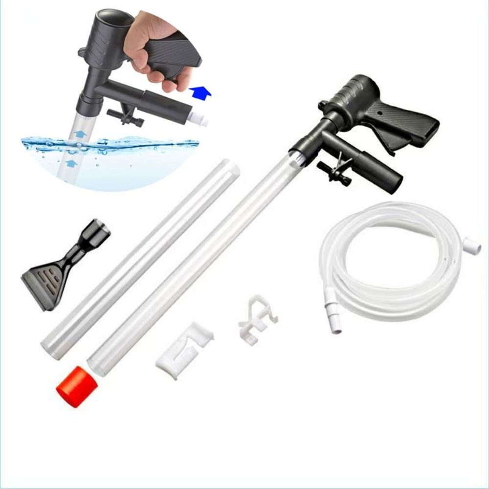 Semi-Automatic Aquarium Water  - đánh giá và giá Gravel Vacuum Cleaner