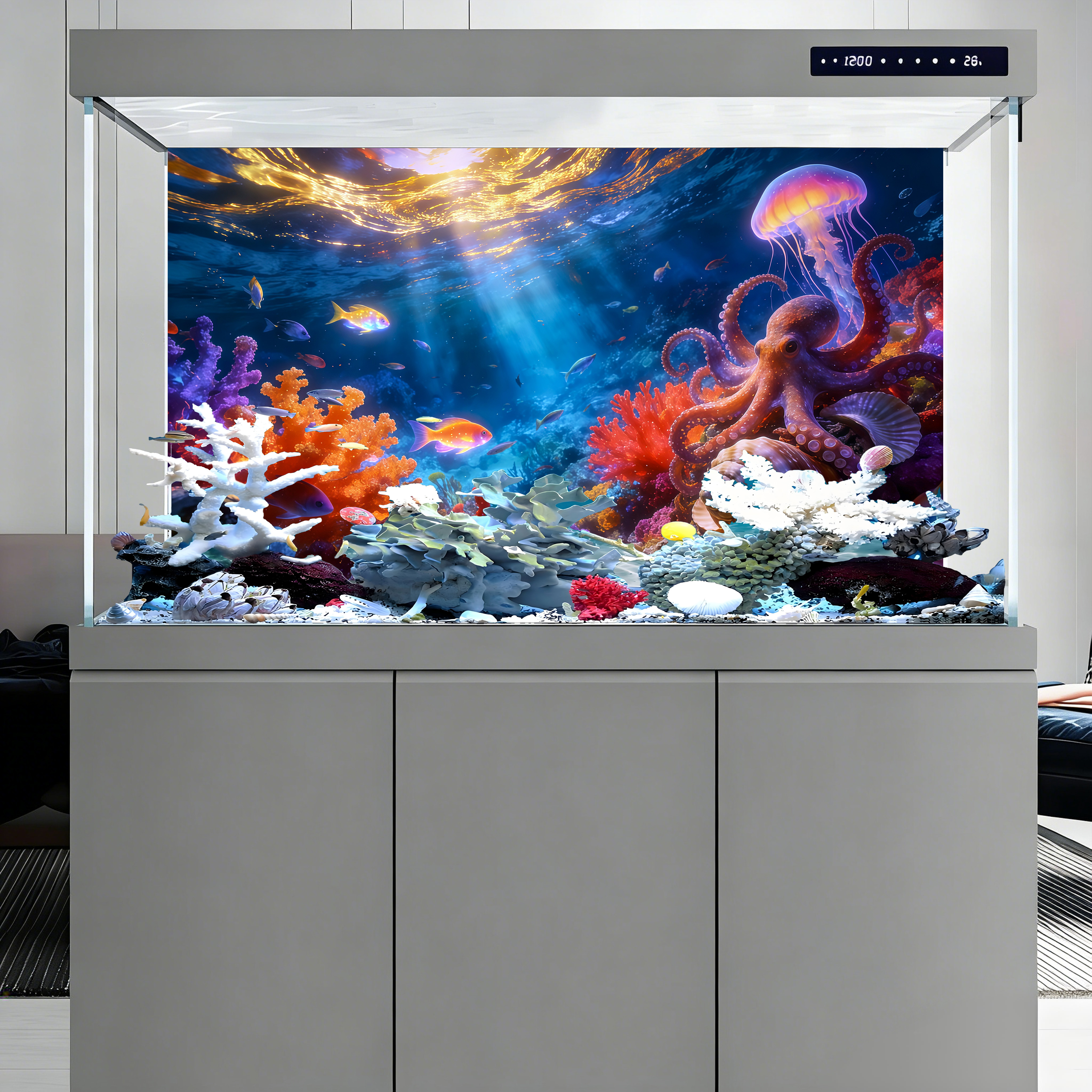 Octopus Paradise，Fish tank bac - đánh giá và giá Aquarium Fish Paradise