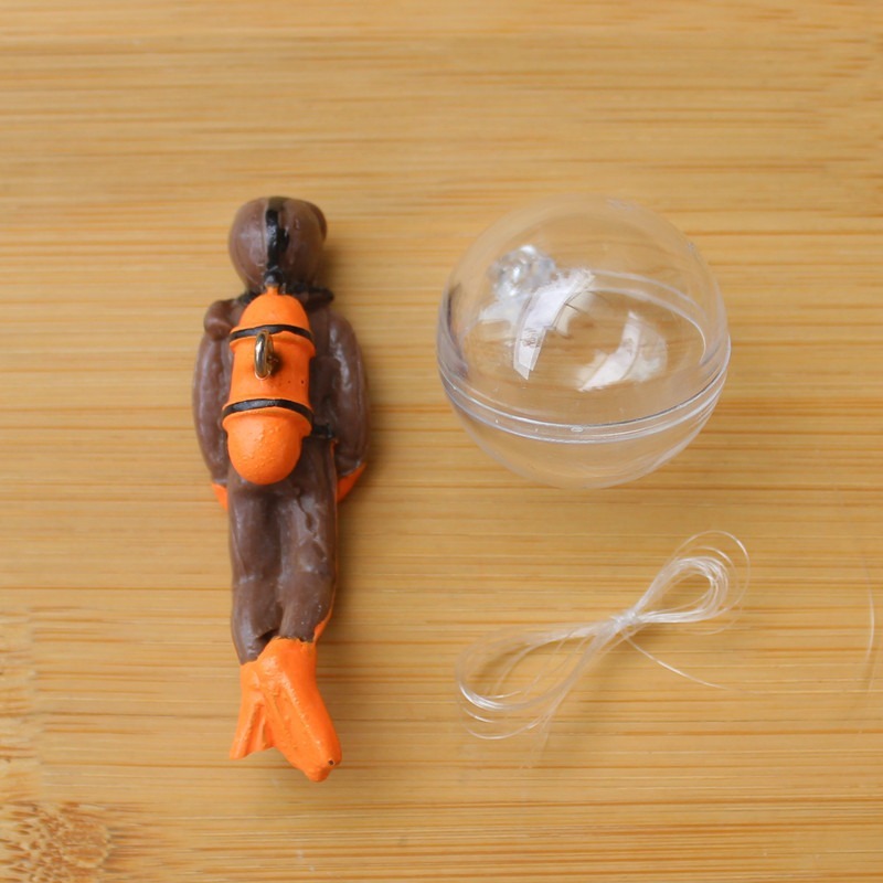 New Resin Floating Diver Aquar - đánh giá và giá Aquarium Fish World
