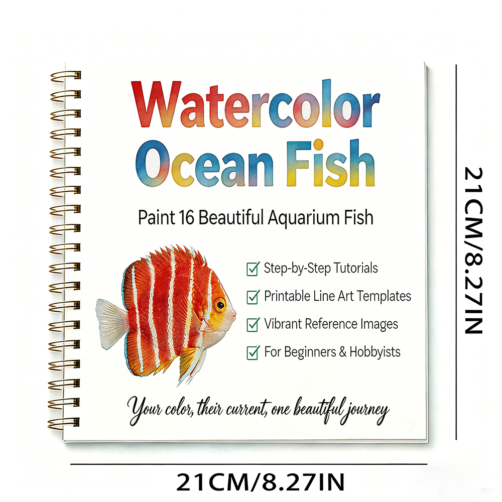 Watercolor Ocean Fish Tutorial - đánh giá và giá Aquarium Fish Drawing