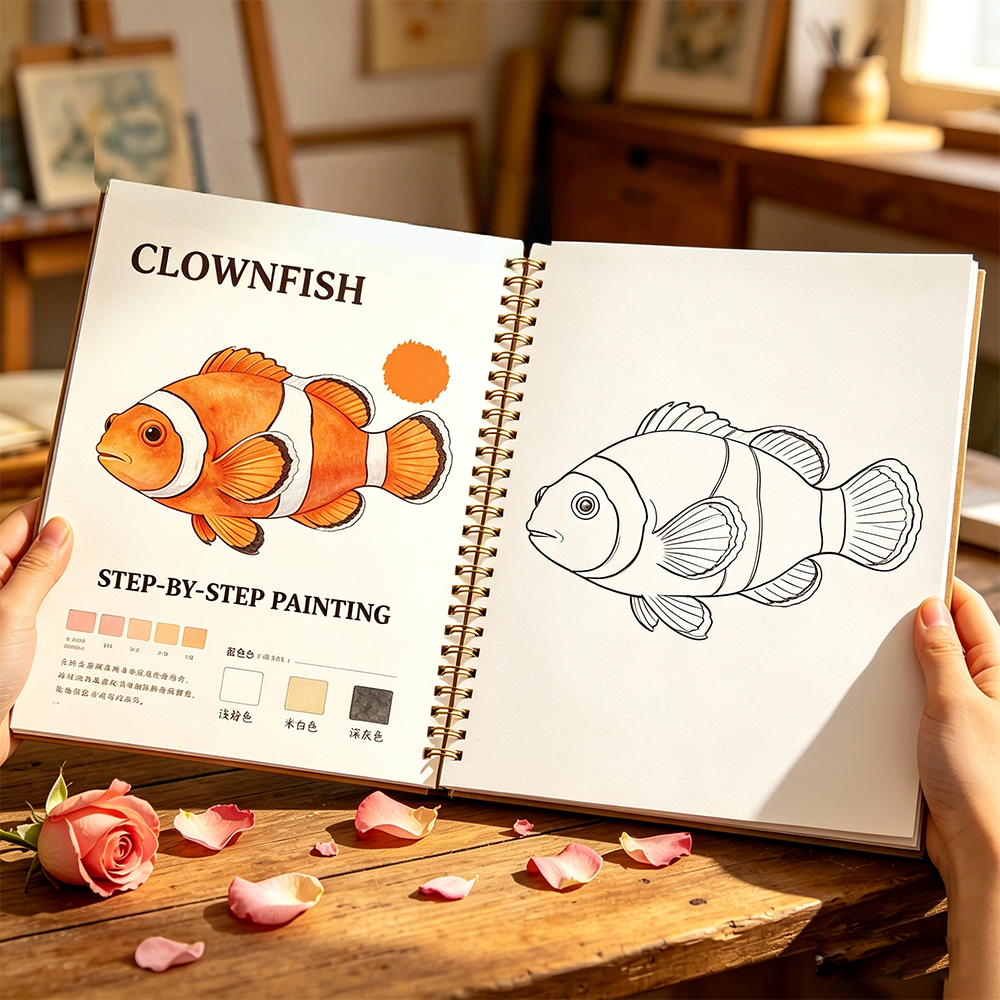 Watercolor Ocean Fish Tutorial - đánh giá và giá Aquarium Fish Drawing