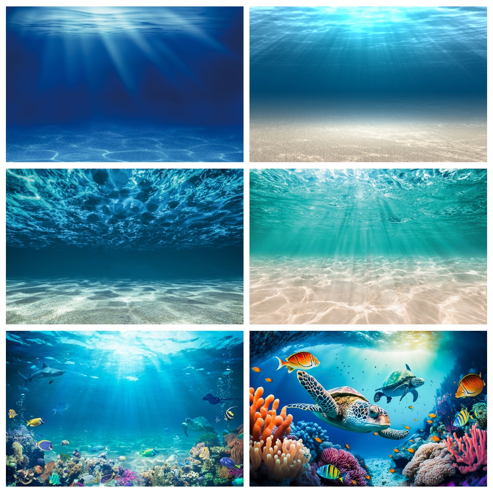 Underwater World Seabed Backdr - đánh giá và giá Aquarium Fish World