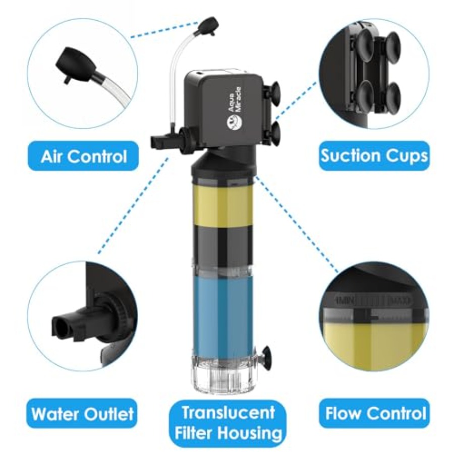 Internal Power Filter for 40-1 - đánh giá và giá Aquarium Fish Rate