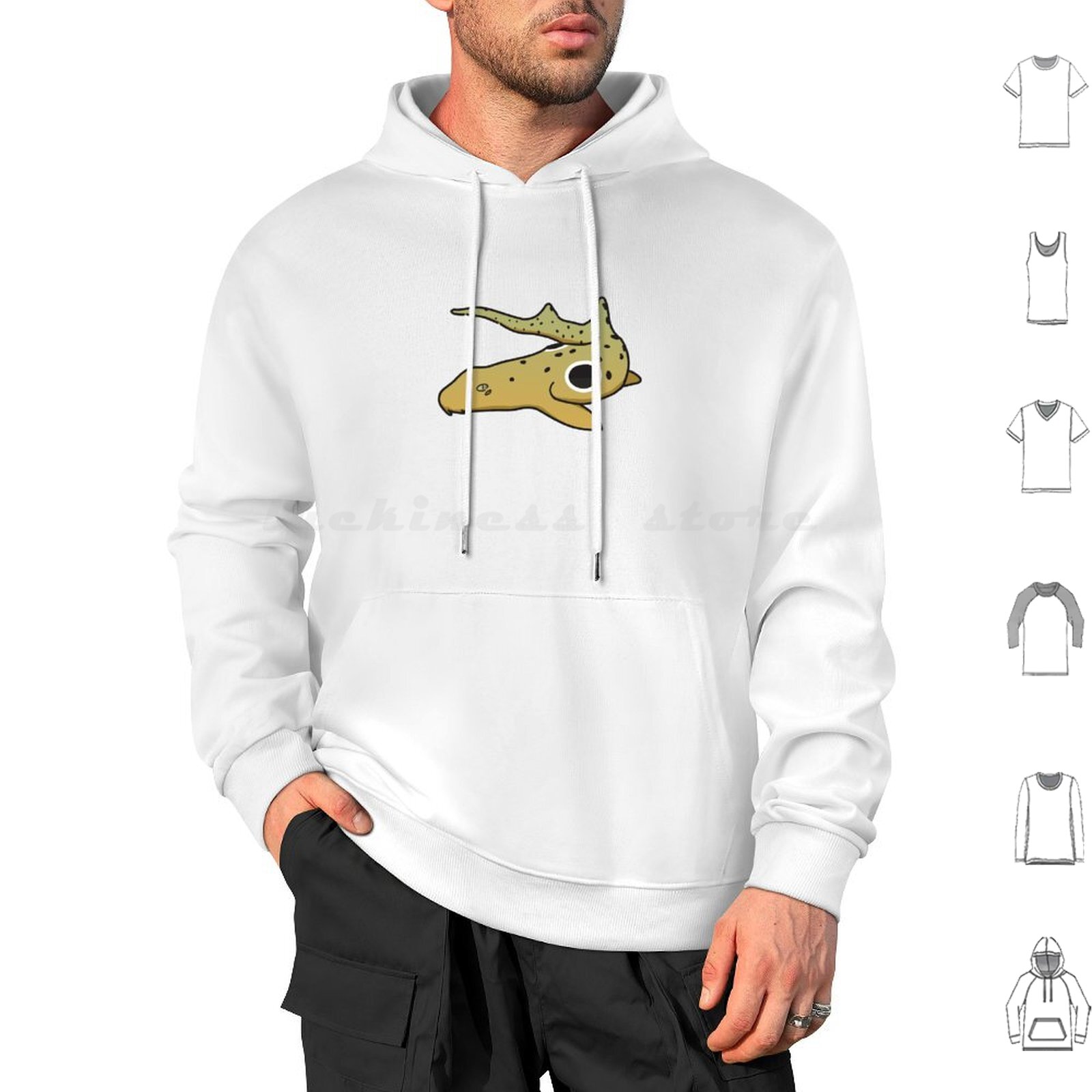 Epaulette Shark Drawing Hoodie - đánh giá và giá Aquarium Fish Drawing
