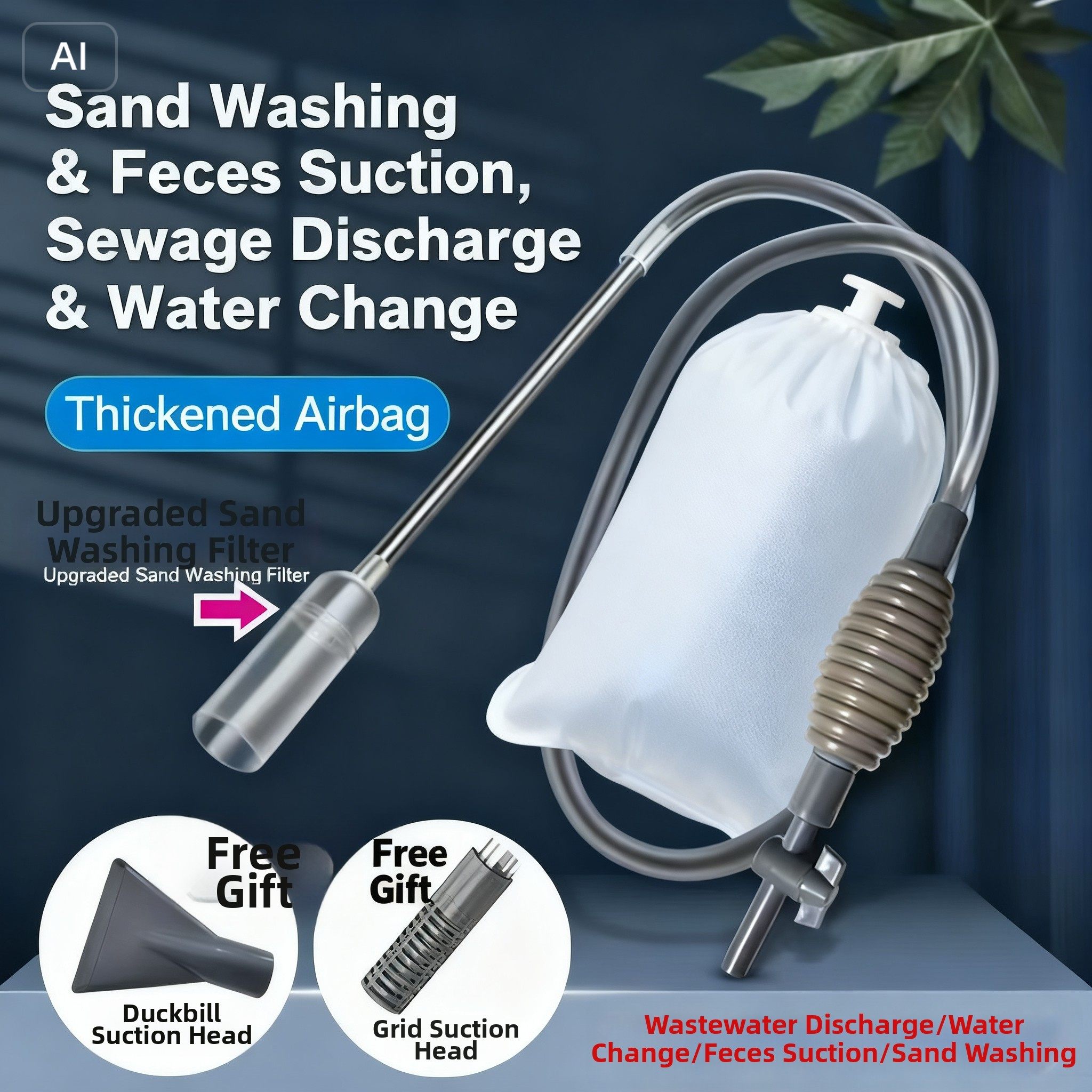 Aquarium Water Changer Siphon  - đánh giá và giá Gravel Vacuum Cleaner