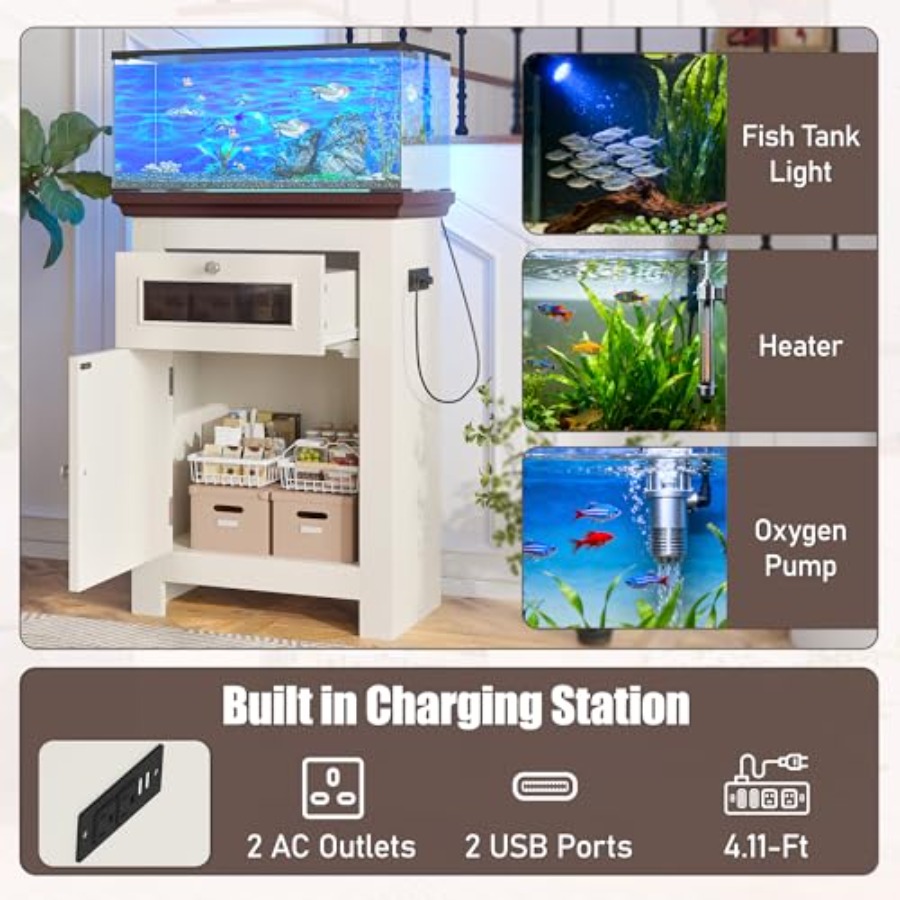 10-15 Gallon Fish Tank Stand,  - đánh giá và giá Aquarium Fish Drawing
