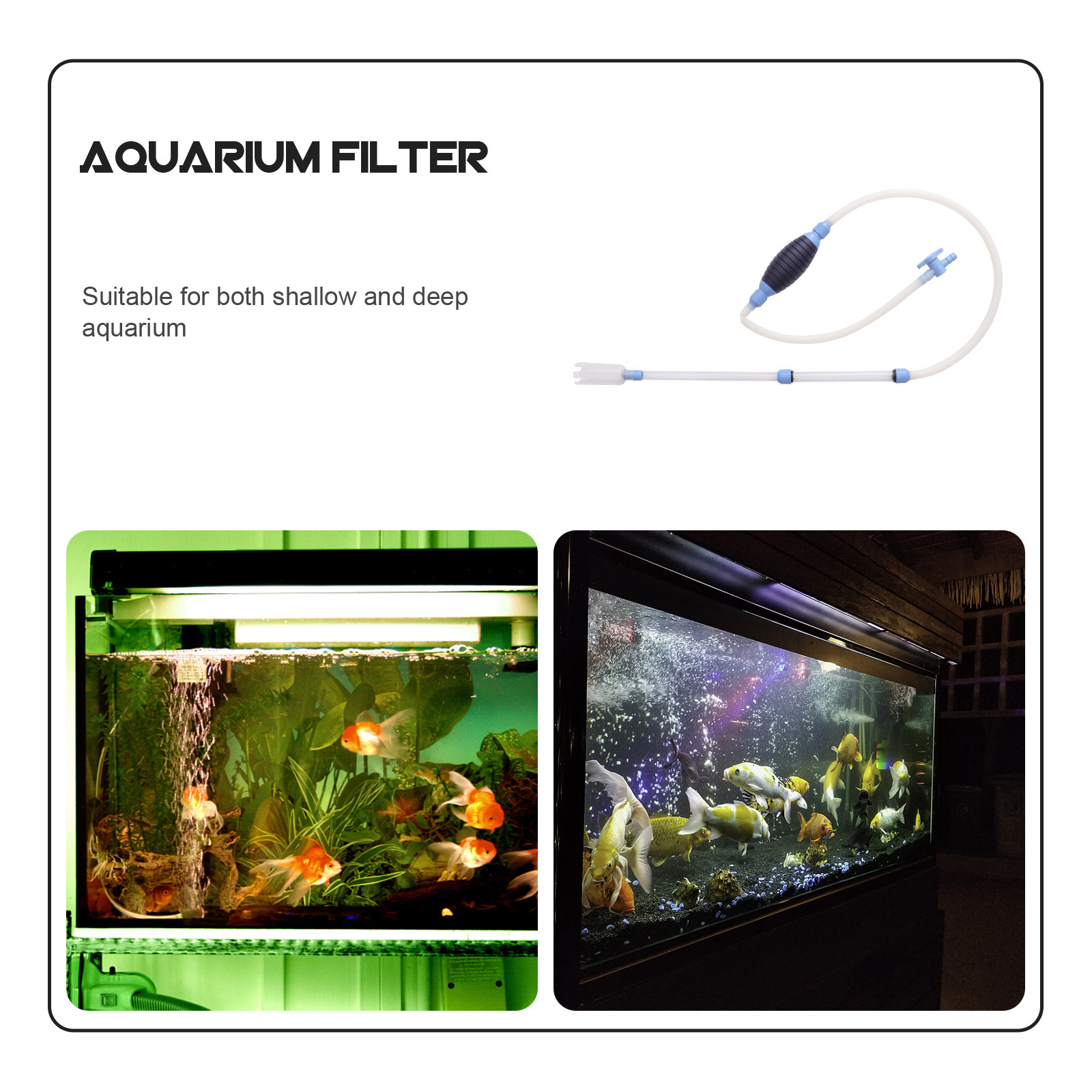 Fish Tank Cleaner Manual Vacuu - đánh giá và giá Gravel Vacuum Cleaner